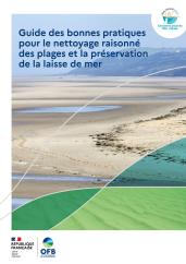 Couverture du Guide des bonnes pratiques pour le nettoyage raisonné des plages et la préservation de la laisse de mer 
